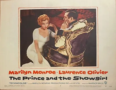 Marilyn Monroe The Prince And The Showgirl Original Lobby Card #2 (1957) 11 X14  • $100