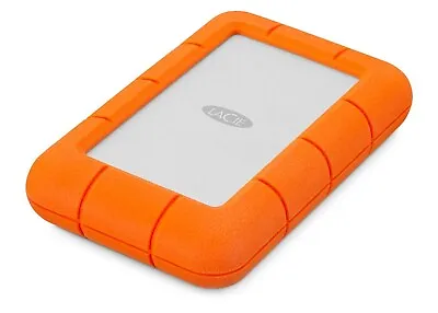 £155.93 • Buy LaCie Rugged Mini 5TB Mobile External Hard Drive In Orange - USB3.0