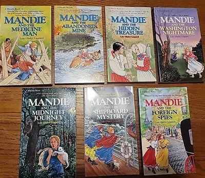 Lot Of 7 Lois Leppard Books - Mandie  6  8  9 12 13 14 15. VGC FreeShip • $22.88