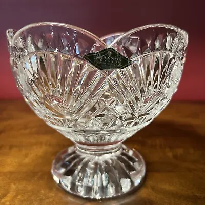 Shannon Irish Crystal Footed Bowl Scalloped Edge5.5”tall 6”diameterNo Flaws • $54.95