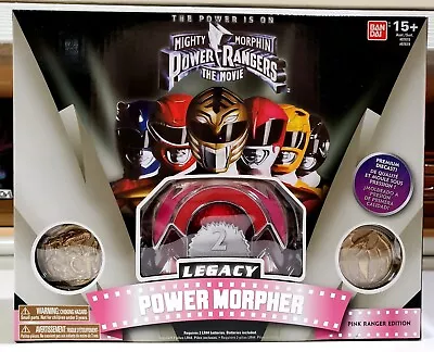 Bandai Legacy Mighty Morphin Power Rangers The Movie Morpher Pink NEW • $289