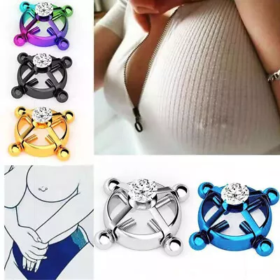 1PCS Nipple Bars Nipple Ring Papillary Nail Fake Nipple Piercing Body Jewellery • $2.47