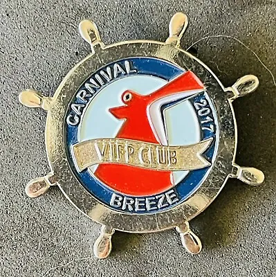 Carnival Cruise Lines VIFP Club 2017 Carnival Breeze Lapel Pin • $9.99