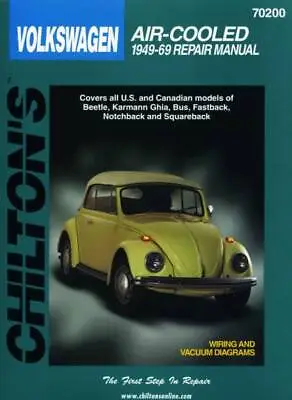 Vw Volkswagen Air Cooled Beetle 1949-1969 English Version Maintenance Manual • $78.85