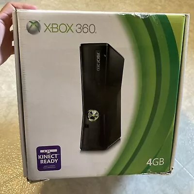 $359.77 • Buy Brand New Microsoft Xbox 360 - Slim 4 GB Black Console - Unused Box Opened 1439