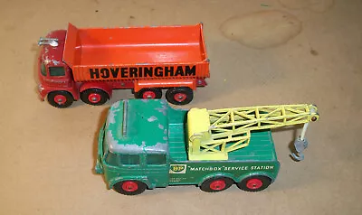 Matchbox King Foden BP Breakdown Tractor With Hoveringham Tipper • $24
