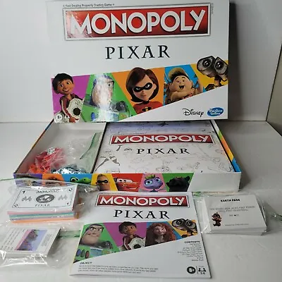 Monopoly Pixar Edition Fast Dealing Property Trading Board Game 2020 USED • $29