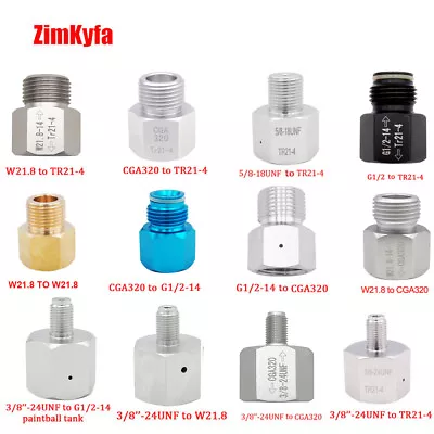 £8.39 • Buy CO2 Adapter Converter For SodaStream Cylinder To W21.8 Homebrew Beer Corny Keg