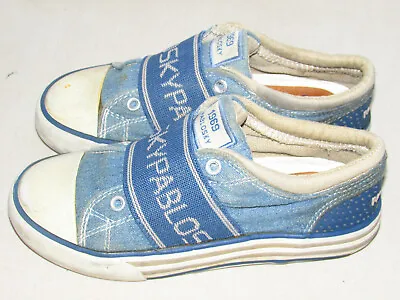 Pablosky Blue Monogram Boys Shoes 30 Eur / 12.5 US  • $9.99