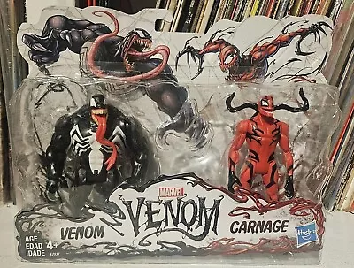 Marvel Venom Carnage Battle Action Figures 2 Pack Set 2017 Hasbro NEW Spiderman • $39.95