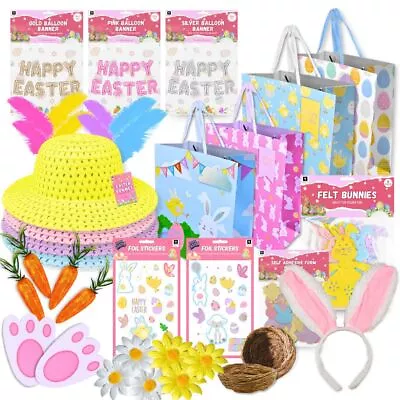 EASTER DECORATION Bunny Chicks Bonnet Hat Easter Bonnet DIY Decoration Craft UK • £3.99