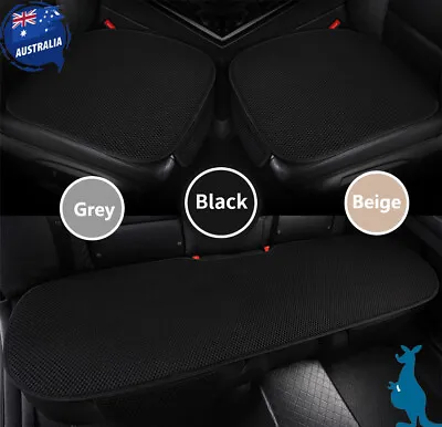 Breathable Car Seat Covers 2/5-Sit Full Set Front Rear Cushions For Tesla Canvas • $29.06