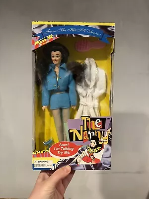 Vintage 1995 Street Players The Nanny Talking Doll Fran Drescher New In Box • $15.98