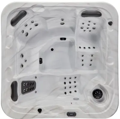 5 Person Outdoor Whirlpool Lounger Spa Hot Tub With 52 Therapy Jets LED Lights • $7890