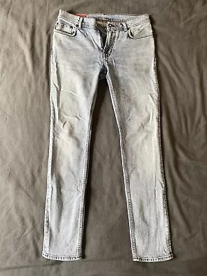 Acne Studios Blå Konst North Marble Washed Jeans Men's Size 32x32 • $115