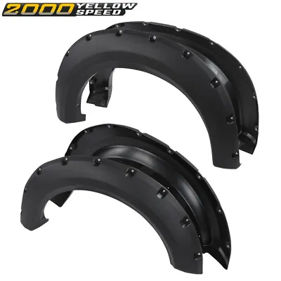 Fit For 09-14 Ford F-150 Styleside Pocket Rivet Bolt-on Style Fender Flares 4PCS • $89.80