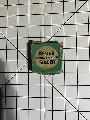 Kester Metal Mender Solder Vintage B218 • $3.80