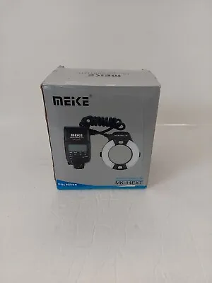 Meike MK-14EXT TTL LED Macro Ring Flash Light For Nikon D800 D5200 D7100 • $78.99