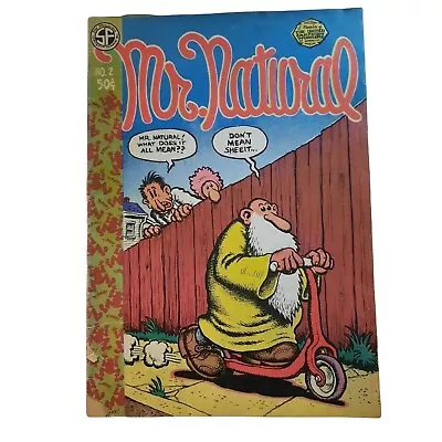 Mr. Natural No. 2 Comic October 1971 Original Print • $75