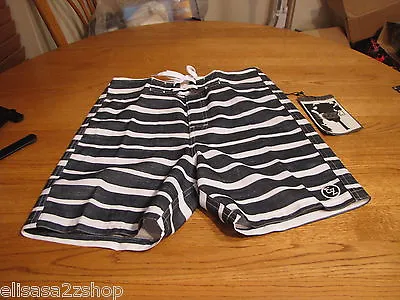 Men's Ezekiel Boardshorts Swim Surf Shorts Board Black NEW NWT Skate 28 • $23.39