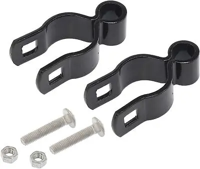 $15.99 • Buy 1 3/8  X 5/8  Black Female Gate Frame Hinges For Chain Link Fence Post (Pack ...
