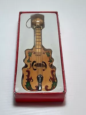 8  Wood Miniature Stringed Instrument Guitar Ukulele Ornament #3 • $16.99