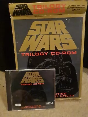 Star Wars Trilogy | CD-Rom 1995 | Ltd Ed | Entertainment Utility | PC Big Box • £9.99