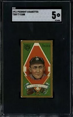 1911 T205 Gold Border Ty Cobb - SGC 5 (Centered) • $12100