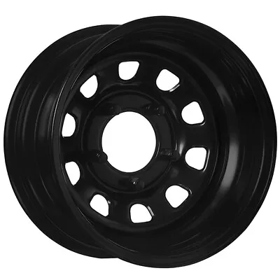 Extreme 4x4 Steel Wheel D-hole 16x8 5/150 50N Black 110.1 For Landcruiser 70 Ser • $116.75