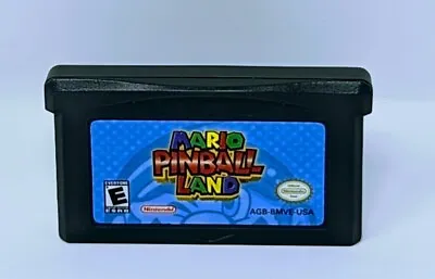 Mario Pinball Land (Nintendo Game Boy Advance) Tested Working Authentic • $18