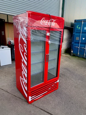£980 • Buy True GDM69  Coca Cola Commercial Glass Double Door Display Fridge/Drink Fridge