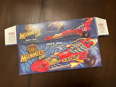 VINTAGE 1997 Kenner MUMMIES ALIVE HOT RA Dragster BOX ONLY • $14.99