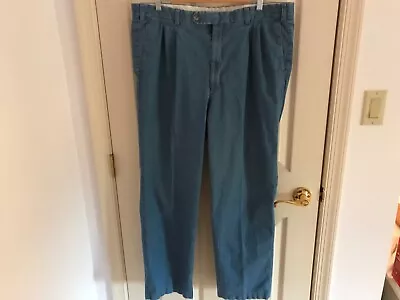 Mens Maus & Hoffman Size 40 Blue Cottin Classic Fit Trouser Pants • $17