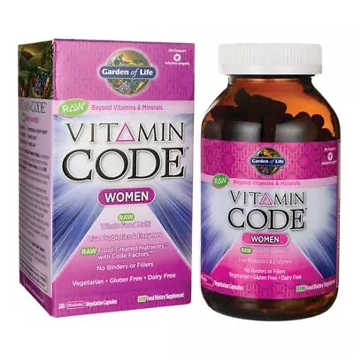 Garden Of Life Vitamin Code Women 240 Veg Caps • $63.93