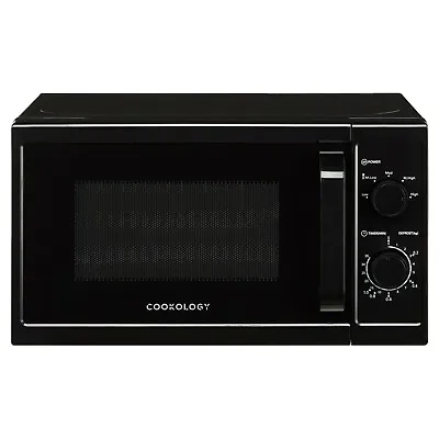 Cookology CMAFS20LBK 20L Black Microwave 800W Freestanding • £64.99
