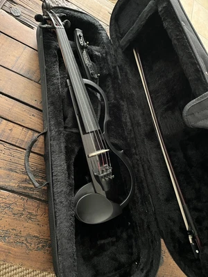 $540 • Buy Yamaha SV-120 Silent Violin Black Made In Japan With Bow And Case
