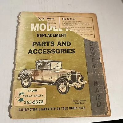 Ford Montgomery Ward And Co. Model A Parts Catalog 1966-1967 61FN3100F • $34.95