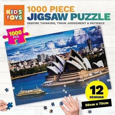 2 Boxes Jigsaw Puzzle 1000 Piece Each Mindbogglers Adult Kids Assorted Models • $16.55