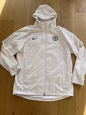 Chelsea Fc White Jacket - Size Xxl • £25