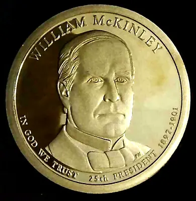$6.99 • Buy 2013 S $1 US Presidential Dollar Coin 25 William McKinley GDC Proof 22lrr0725-1