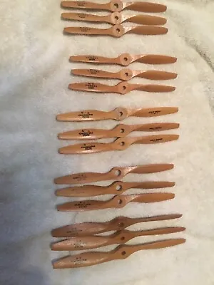 Super Record Wood Model Airplane Propellers (qty 15) • $35