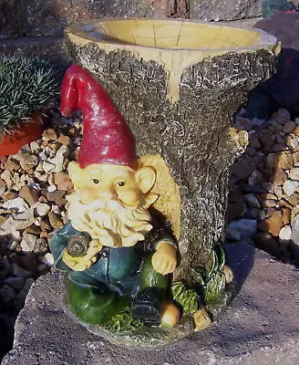 Latex/Fiberglass Concrete Mold- Gnome Bird-feeder • $180