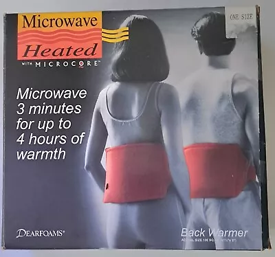 Dearfoams Microwave Back Warmer Microcore 4 Hours Warmth • £14.48