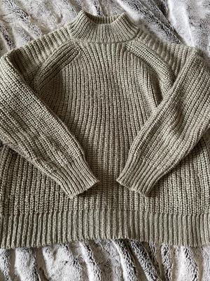 £15 • Buy Obey Clothing Brown Beige Knit Jumper Size Small