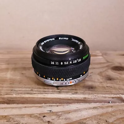 Olympus OM System Zuiko MC Auto-S 50mm F/1.8 MF Lens - See Description • £16.95