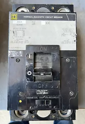 Square D Lal26300 300 Amp 600vdc 2-pole Thermal-magnetic Circuit Breaker • $300