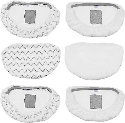 6 Pack 1940 Steam Mop Replacement Pads For Bissell Powerfresh 1440 1806 1544 • $19.99