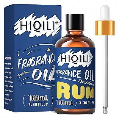 HIQILI 100ml Rum Fragrance Oil Diffuser Burner Candle Soap Spray Perfume Making • £8.99