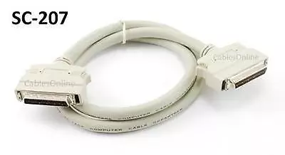$20.95 • Buy 3ft SCSI-2 External HPDB50 Male / Male Molded Cable, CablesOnline SC-207