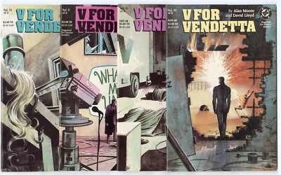 $3.25 • Buy V For Vendetta #3 - 10  Complete Run  Avg. NM- 9.2  Alan Moore  DC 1988  No Resv